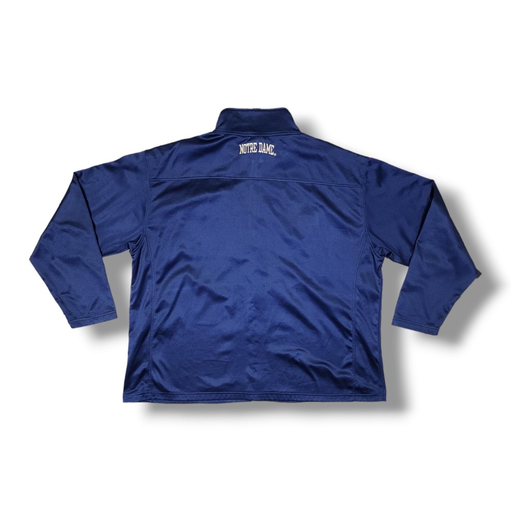 Rivalry Threads 91 Norte Dame Blue Embroidered Zip Up Light‎ Jacket Men's 2XL - Picture 2 of 14